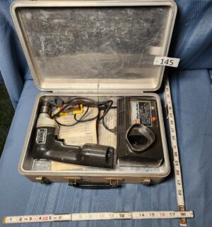 c145- vintage drill w/ cool case. Not tested - Image 1