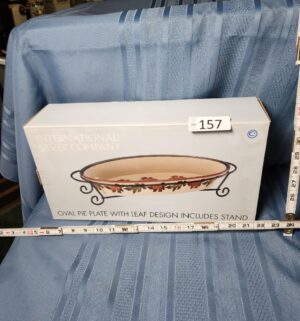 c157- oval pie plate - Image 1