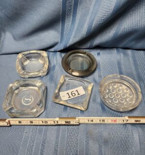 c161- vintage glass ashtrays - Image 1