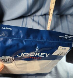 c164- unopened jockey L 42-44 shirts - Image 2