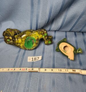 c187- ceramic frogs - Image 2
