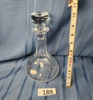 c189- heavy crystal decanter - Image 1