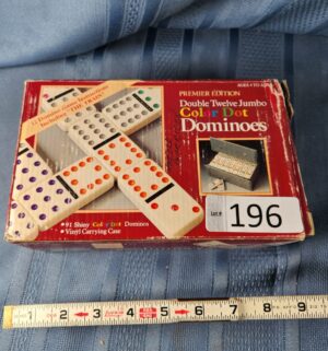 c196- double 12 dominoes - Image 1