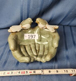 c197- ceramic hand soap dish - Image 1