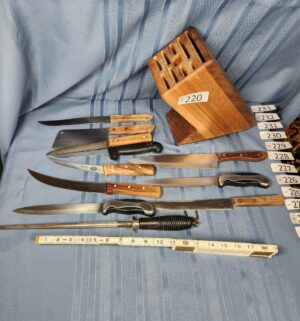 c220- mis-match knife block set - Image 1