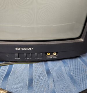 c231- sharp 13 in tv w/remote. Tested/works - Image 2