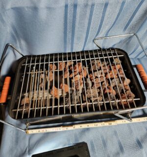 c245- vintage sunbeam propane table top bbq - Image 3