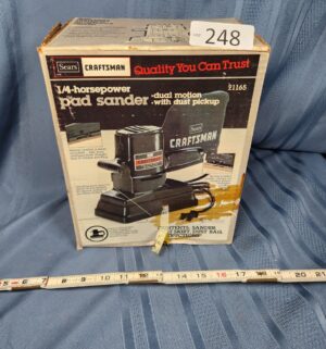 c248- craftsman pad sander. Tested/works - Image 1
