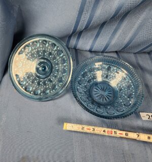 c263- Indiana Glass Windsor covered candy dish - Image 2