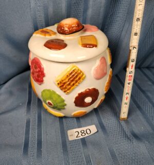 c280- Napco Cookies All Over cookie jar - Image 1