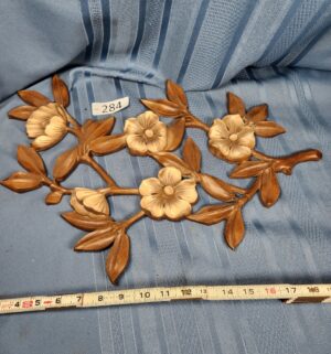 c284- vintage Syroco dogwood branches - Image 1