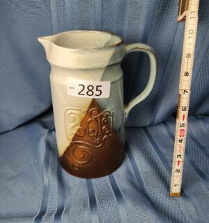 c285- vintage stoneware pitcher - Image 1