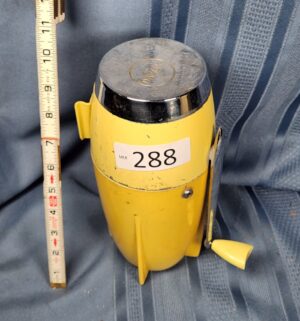 c288- vintage Dazey Rocket hand-crank ice crusher - Image 1