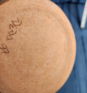c294- rustic studio art pottery pitcher - Image 3