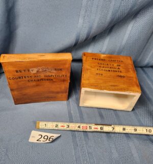 c296- roll top desk bookends fresno chapter society of california accountants - Image 2