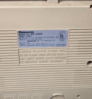 c308- Panasonic RX-5090 boombox - Image 3