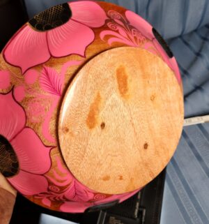 c326- wooden humming bird bowl - Image 2