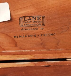 c327- McMahans Fresno Lane cedar chest - Image 2