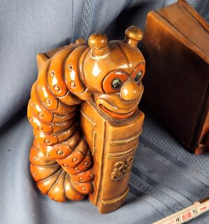 c332- damaged bookworm bookends - Image 2