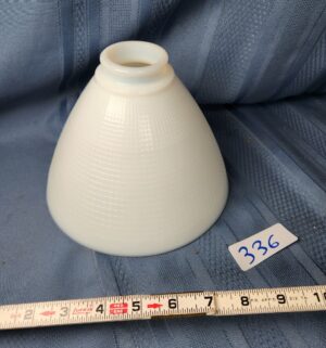c336- milk glass lamp shade diffuser - Image 1