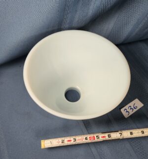 c336- milk glass lamp shade diffuser - Image 2