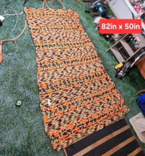 c350- handmade crocheted afghan blanket