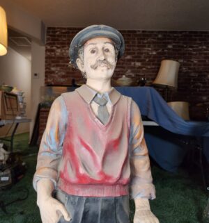 c361- vintage peter mook golf statue - Image 2