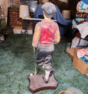 c361- vintage peter mook golf statue - Image 3