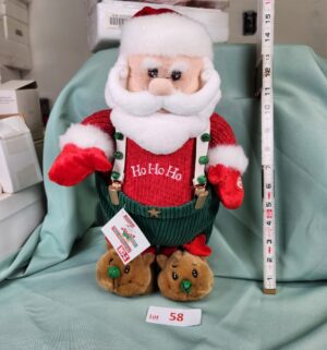 d58- Animated Holiday Santa Claus - Image 1
