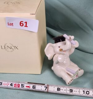 d61- Lenox Best of the Class Graduation Elephant sculpture - Image 1