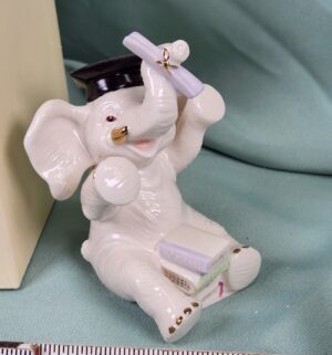 d61- Lenox Best of the Class Graduation Elephant sculpture - Image 2