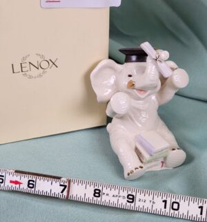 d62- Lenox Best of the Class Graduation Elephant sculpture - Image 1