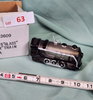 d63- Glass Zephyre Flyer Train Ornament - Image 1