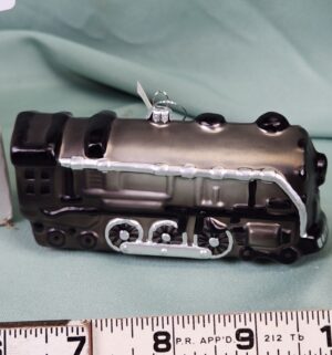 d63- Glass Zephyre Flyer Train Ornament - Image 2