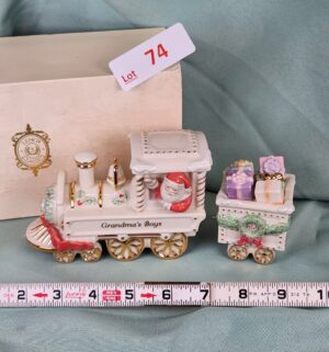d74- Lenox Holiday Traditions Collection train car - Image 1