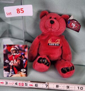 d85- Jerry Rice with card Salvinos Bamm Beanos - Image 1