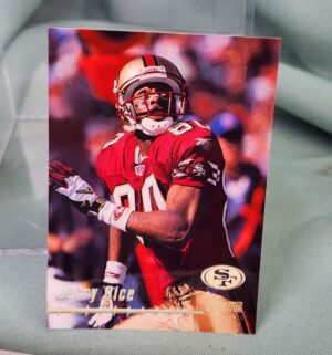 d85- Jerry Rice with card Salvinos Bamm Beanos - Image 5