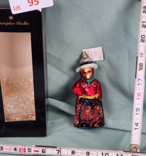 d95- 1996 Christopher Radko The Duke glass ornament - Image 1