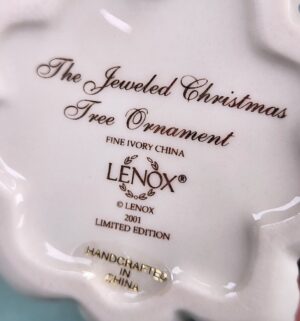 d101- Lenox Jeweled Christmas Tree ornament - Image 3