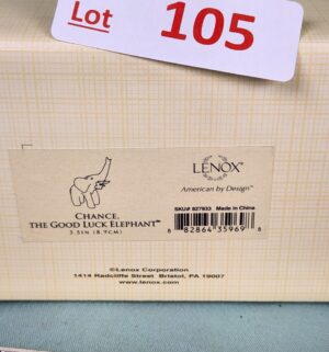 d105- Chance the Good Luck Elephant Lenox - Image 3