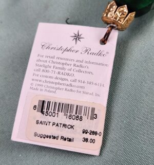 d106- Christopher Radko St. Patricks Day - Image 2