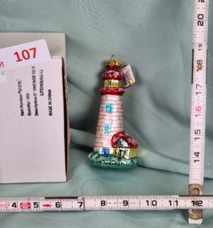 d107- Christopher Radko Lighthearted Lighthouse - Image 1