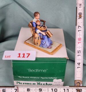 d117- Bedtime by Norman Rockwell - Image 1