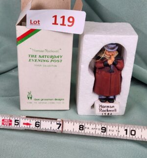 d119- Cornettist Norman Rockwell ornament