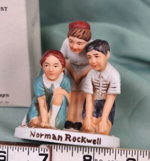 d127- Marble Players Norman Rockwell - Image 2