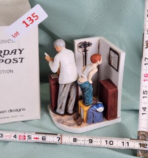 d135- at the doctors office norman rockwell - Image 1