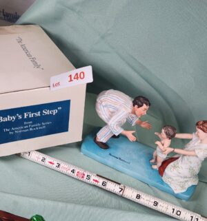 d140- Babys first step by Norman Rockwell - Image 1
