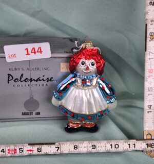 d144- Kurt Adler Polonaise Collection Raggedy Ann