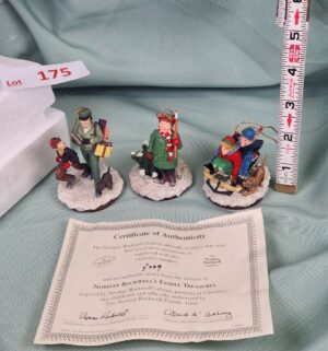 d175- Norman Rockwells Family Treasures w/ COA - Image 1