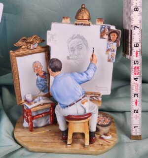 d181- Self Portrait. Gorham Norman Rockwell - Image 2